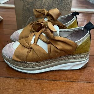 Free People Stylish Women's Espadrille platform Sneakers size 37